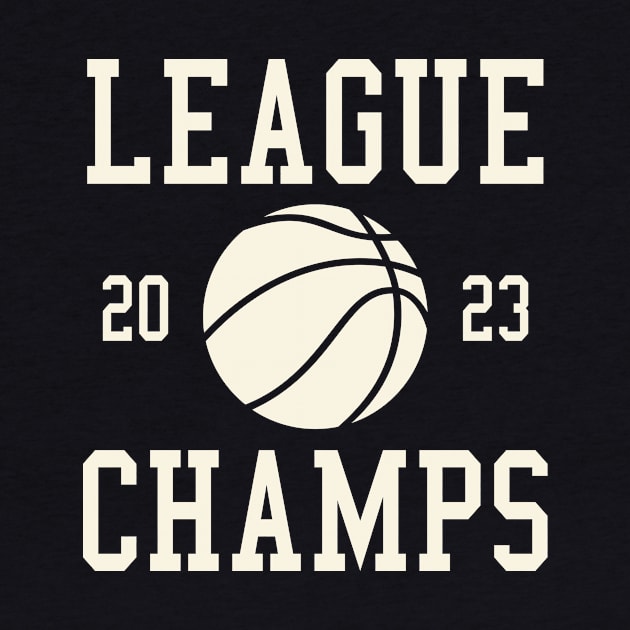 High School Basketball League Champions Champs 2023 by PodDesignShop